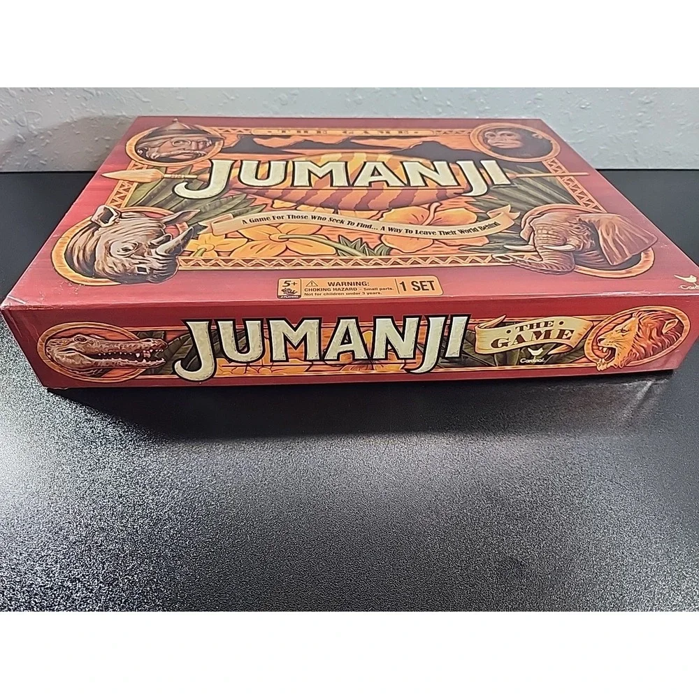 Jumanji Board‎ Game Complete Fantasy Family Game for Ages 5+ from Cardinal